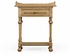 493551-LNO Jonathan Charles Sherwood Oak Natural Oak Elizabethan Style Tray Table On Stand