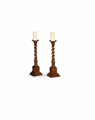 493567 Jonathan Charles Windsor Oyster Candlesticks