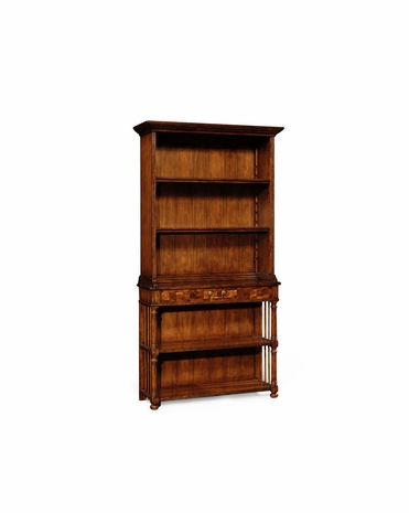 493569 Jonathan Charles Huntingdon Oyster Tall Bookcase