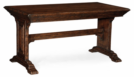 493587 Jonathan Charles Tudor Oak Elizabethan Oak Desk (Small)