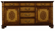 493593 Jonathan Charles Special Order Raised Veneer Sideboard