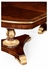 493594-158L-MAH-GIL Jonathan Charles Buckingham Triple Pedestal Dining Table (Gilded)