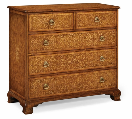 493604-BWM Jonathan Charles La Rochelle Seaweed Chest Of Five Drawers (Large)