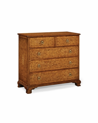 493604 Jonathan Charles La Rochelle Seaweed Chest of Five Drawers (Large)