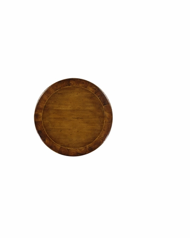 493609 Jonathan Charles Huntingdon Oyster & Walnut Round Lamp Table (Large)
