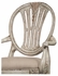 493760-AC-PCS-F001 Jonathan Charles Hepplewhite Wheatsheaf armchair (Grey)