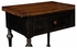 493764 Jonathan Charles Country Farmhouse "Rub-Through" Side Table (Black)
