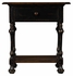 493764 Jonathan Charles Country Farmhouse "Rub-Through" Side Table (Black)