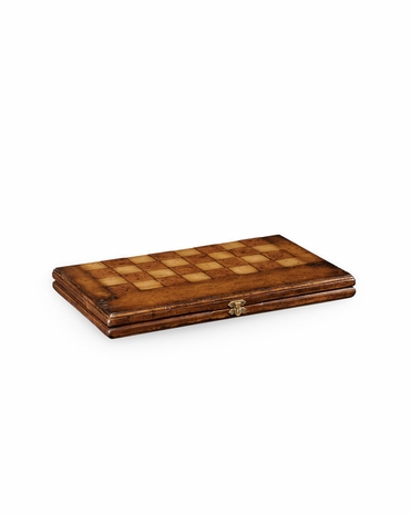 493781 Jonathan Charles Windsor Folding Walnut Games Board