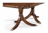 493900 Jonathan Charles Windsor Regency Two Leaf Walnut Extending Dining Table