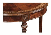493909 Jonathan Charles Buckingham Napoleon III Mahogany Demilune Console