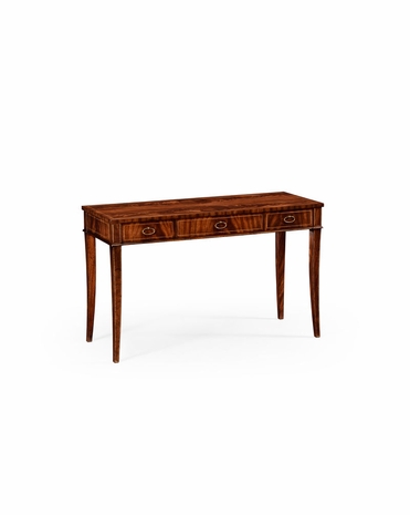 493925 Jonathan Charles Luxe Mahogany Narrow Desk Or Side Table