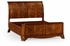 493941-USQ-CWM Jonathan Charles US Queen Walnut Sleigh Bed