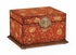493986 Jonathan Charles Hampton Chinoiserie Lidded Jewelry Box (Red)