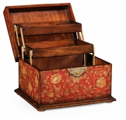 493987-PRF Jonathan Charles Hampton Red Chinoiserie Jewellery Box