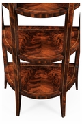494019 Jonathan Charles Special Order Biedermeier Style Walnut Four-Tier étagère (Mahogany)