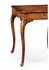494045 Jonathan Charles Special Order Walnut Square Lamp Table Serpentine Profile