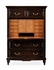 494058 Jonathan Charles Country Farmhouse Directoire Style Black Painted Escritoire
