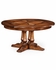 494079-59D Jonathan Charles Country Farmhouse 59 to 74 inch Round Extending Dining Table