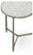 494080-S-GES JC Modern Lux Aglomise & Silver Iron Lamp Table (Medium)