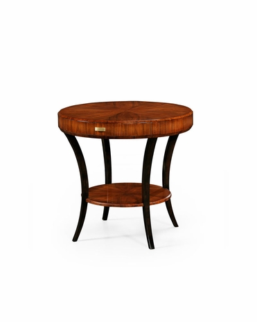 494081 Jonathan Charles Santos Rosewood Deco Side Table With Drawer (High Lustre)
