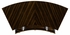 494089 Jonathan Charles Santos Deco Curved Desk (High Lustre)