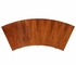 494089 Jonathan Charles Santos Deco Curved Desk (High Lustre)