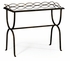 494103 Jonathan Charles Luxe églomisé & Iron Drinks Table