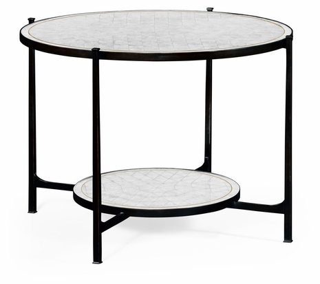 494104-B JC Modern Lux Transitional Bronze Iron Centre Table