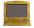 494115-GIL-SGA JC Modern Lux Anthracite Faux Shagreen Gilded Leaf Box
