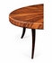 494139 Jonathan Charles Santos Deco Oval Coffee Table (High Lustre)