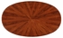 494169-SAH Jonathan Charles Fine Furniture JC Modern - Santos Art Deco Oval Chest Of Drawers With Brass Handles (High Lustre)