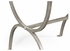 494175-S JC Modern Lux Aglomise & Silver Iron Square Side Table