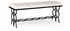 494186 Jonathan Charles Luxe Gilded Iron "Circles" Bench