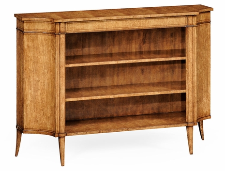 494190 Jonathan Charles Luxe Biedermeier Style Low Bookshelf