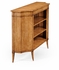 494190 Jonathan Charles Luxe Biedermeier Style Low Bookshelf