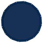 494204-PTB Jonathan Charles Moroccan Moorish Sofa Tables (Patriot Blue)