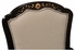 494210-AC-FBG-F001 Jonathan Charles Black & gilded floral chair (Arm)