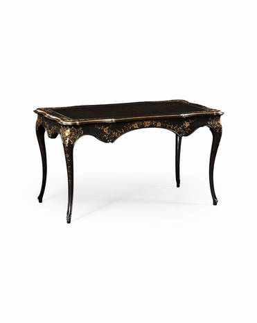 494215 Jonathan Charles Kensington Black Painted French Desk