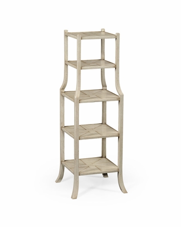 494232 Jonathan Charles Special Order Parquet Five-Tier étagère (Grey)