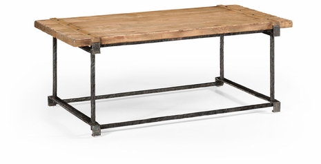 494255-WIR JC Edited Anvil Plank Top "Utility" Coffee Table