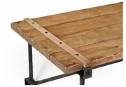 494255-WIR JC Edited Anvil Plank Top "Utility" Coffee Table
