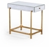 494256-G-GES Jonathan Charles �glomis? & Gilded Iron Box Top Side Table