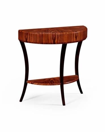 494259 Jonathan Charles Santos Deco Demilune Console Small (Satin)