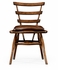 494303 Jonathan Charles Tudor Oak Side Chair With Leather Cushion