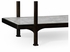 494308-B JC Modern Lux Aglomise & Bronze Iron Four Tier-Etagere