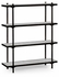 494308 Jonathan Charles Luxe églomisé & Iron Four-Tier étagère