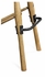 494315-AC-LNO Jonathan Charles Sherwood Oak Natural Oak Barstool With Studded Leather Seat (Arm)