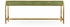 494324-G-SGG JC Modern Lux Green Faux Shagreen Gilded Coffee Table