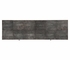 494325 Jonathan Charles Luxe Shagreen Console Table Black Finish With Silver Base